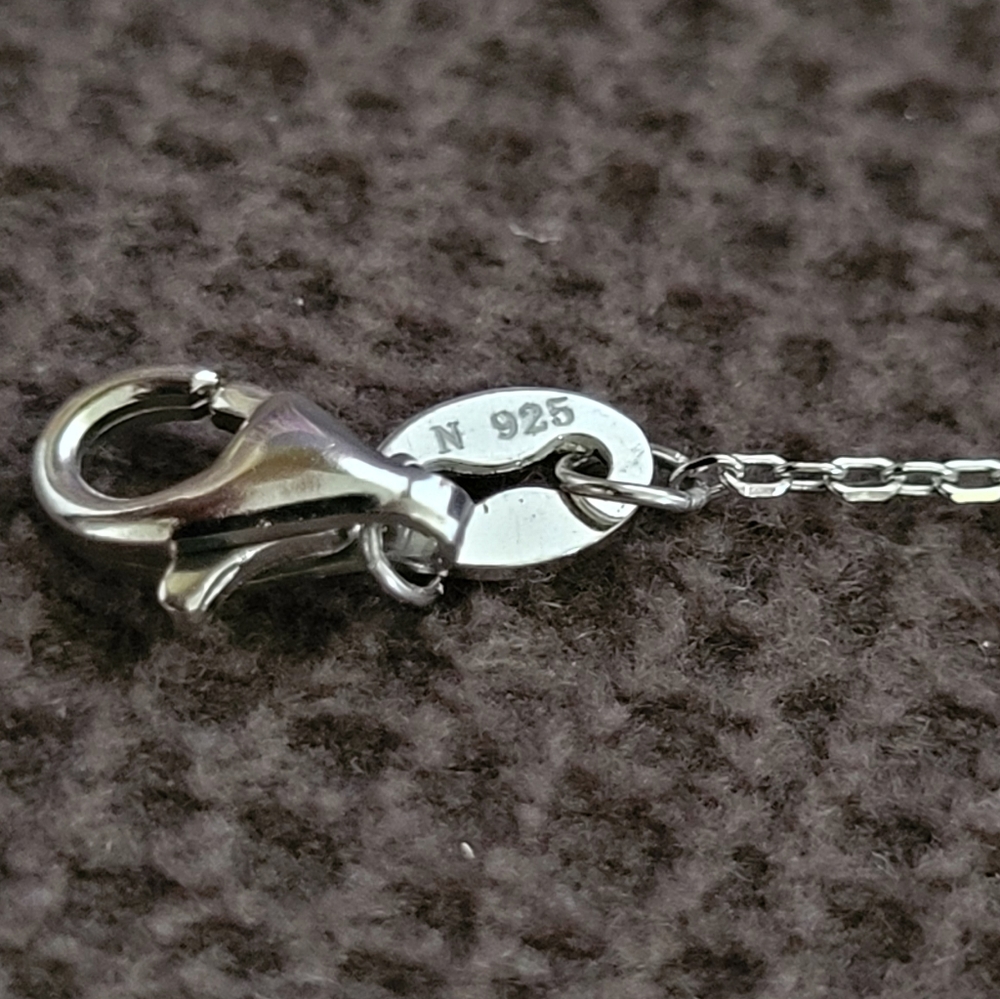 willowbird🪶 Silver🤍 Dotted Heart❤ Pendant Necklace - NWT - Picture 11 of 16